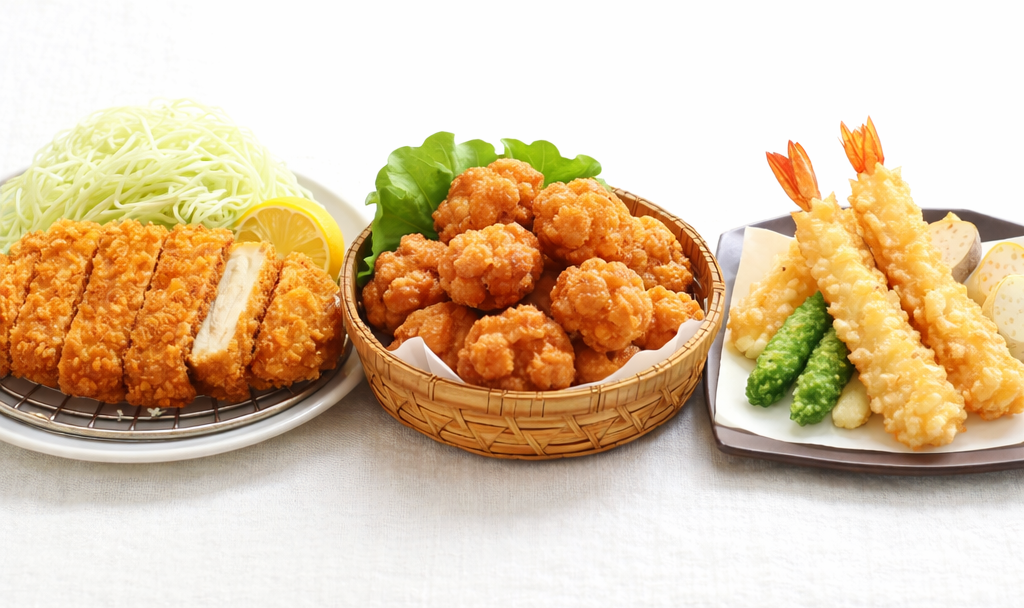 とんかつと唐揚げと天ぷら