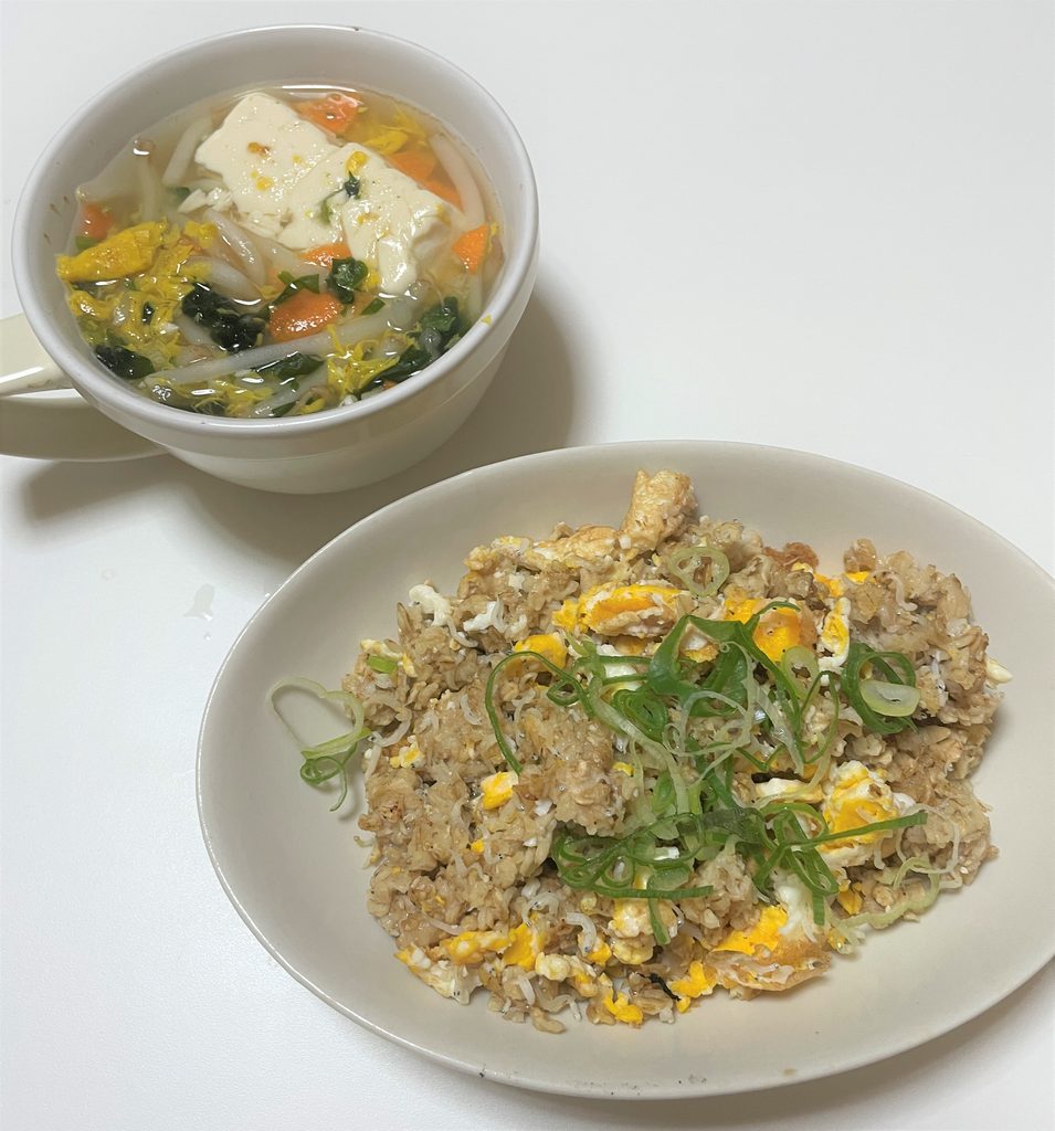 オートミールチャーハン