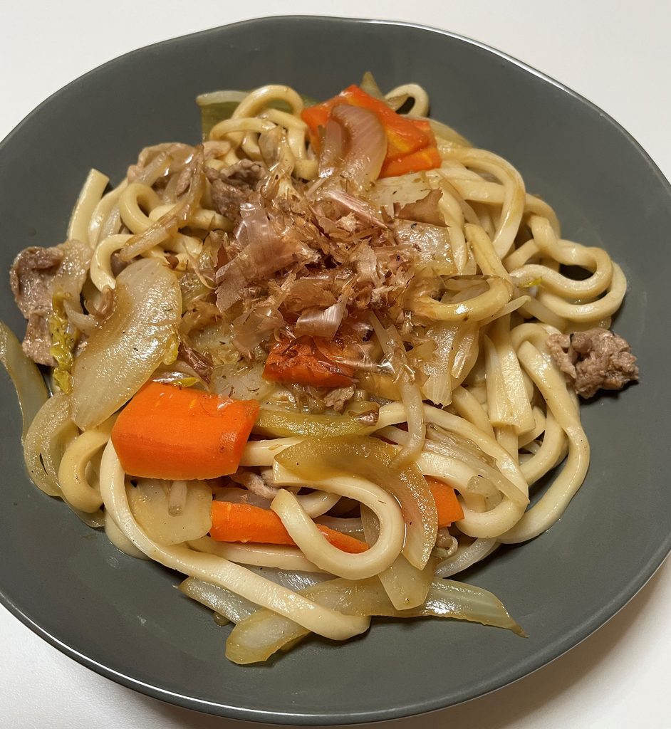 糖質オフ焼きうどん