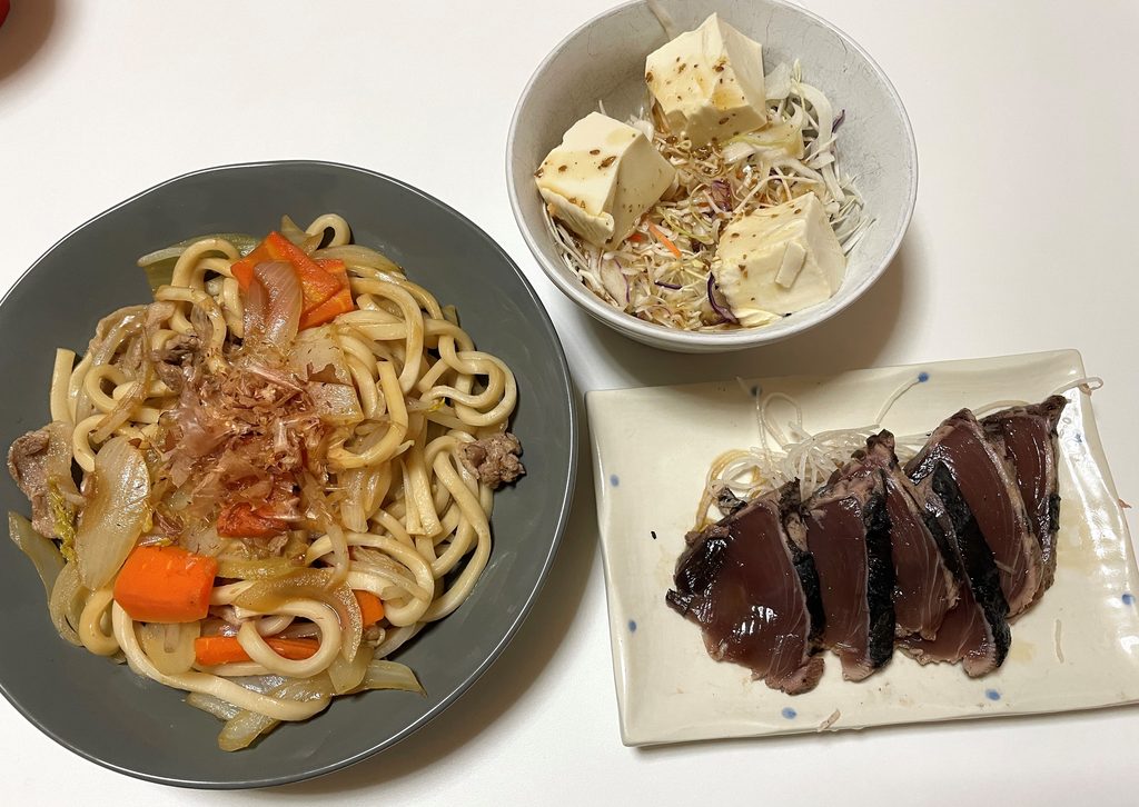 糖質オフ焼きうどん